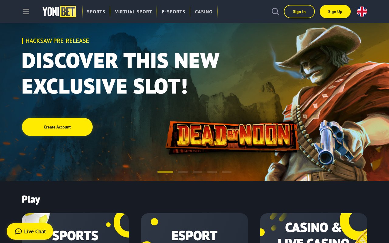 yonibet official website